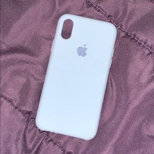 baby blue Apple iPhone X/XS case